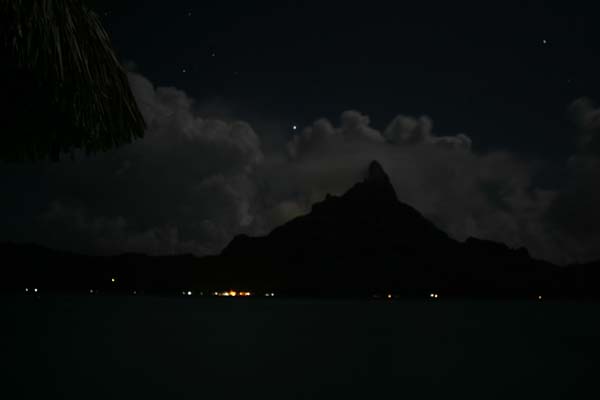 Nighttime in Bora Bora 5